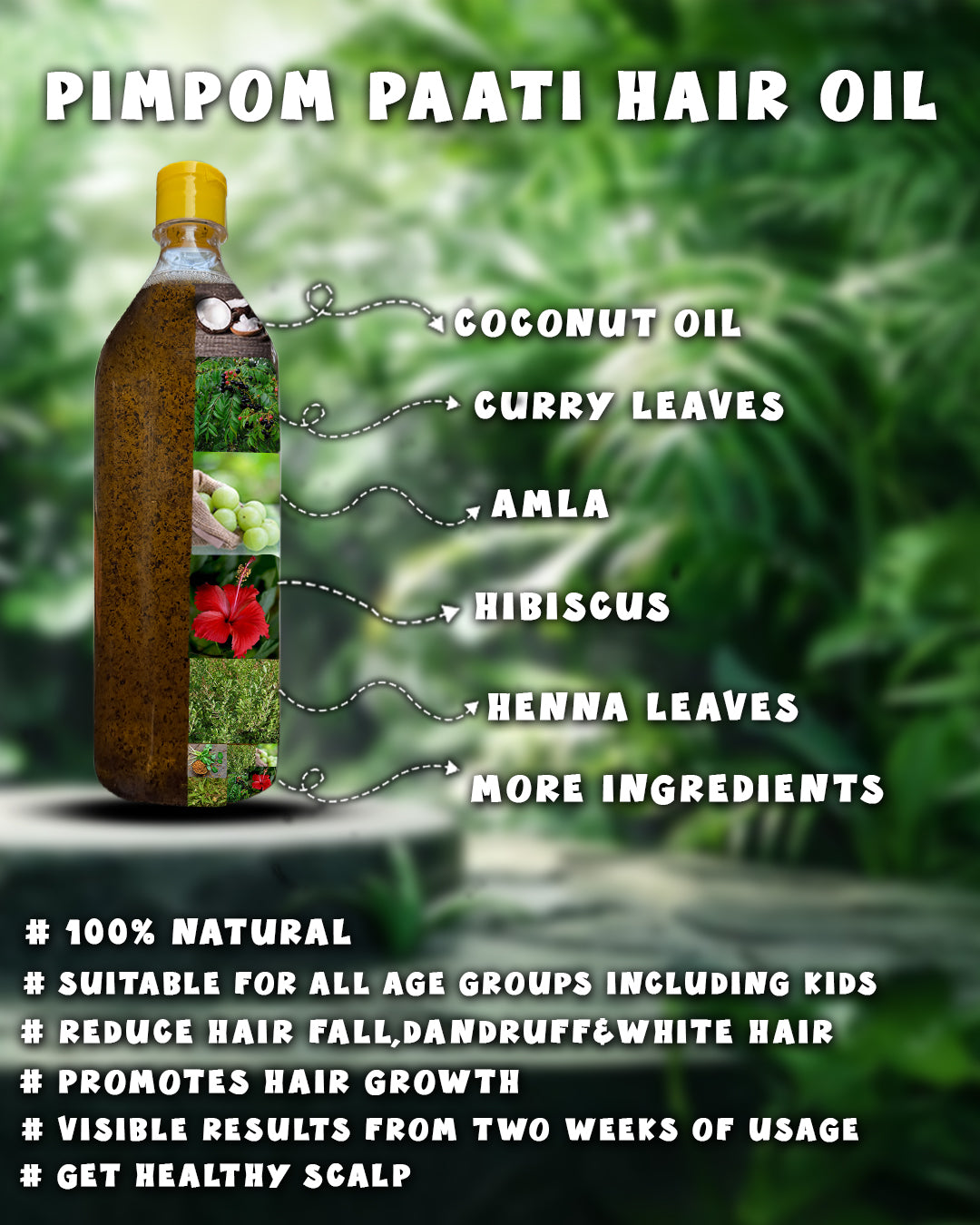 New Launch - 900ml Paati hair oil (SPECIAL OFFER)