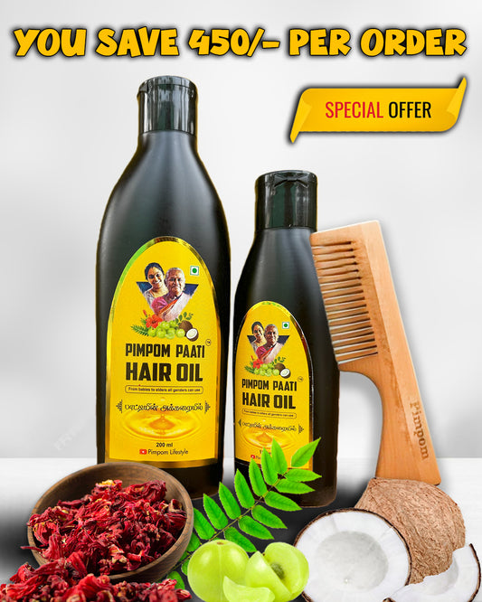 599/- Special Combo 100ml + 200ml + Neem comb