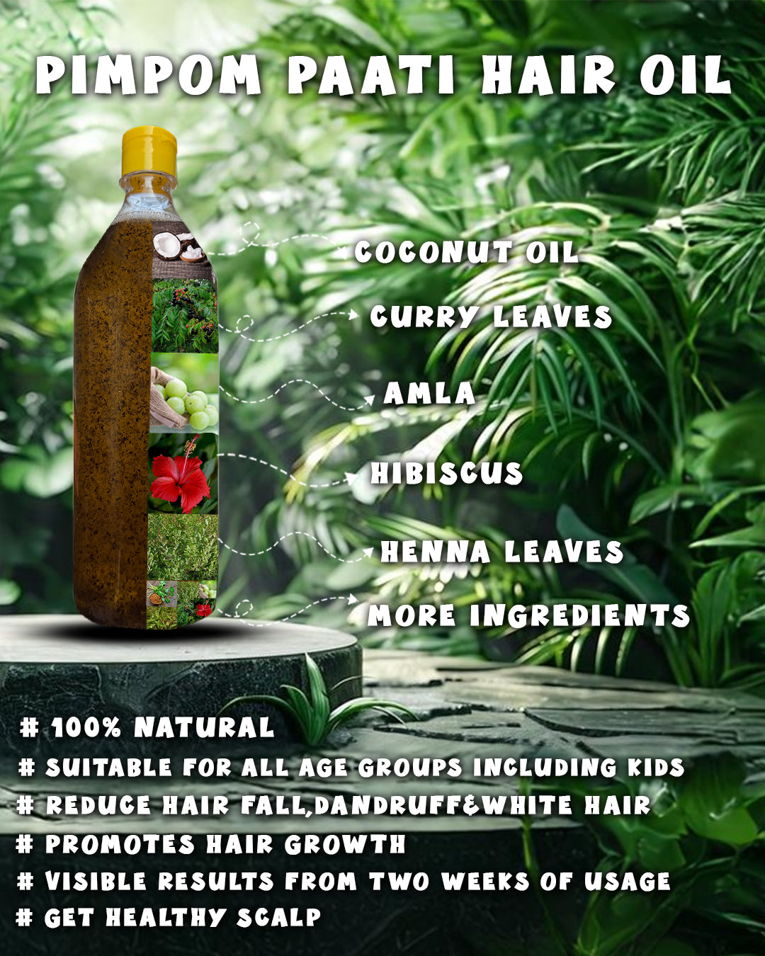 Buy 200ml Get 100ml Free - PAATI HAIR OIL