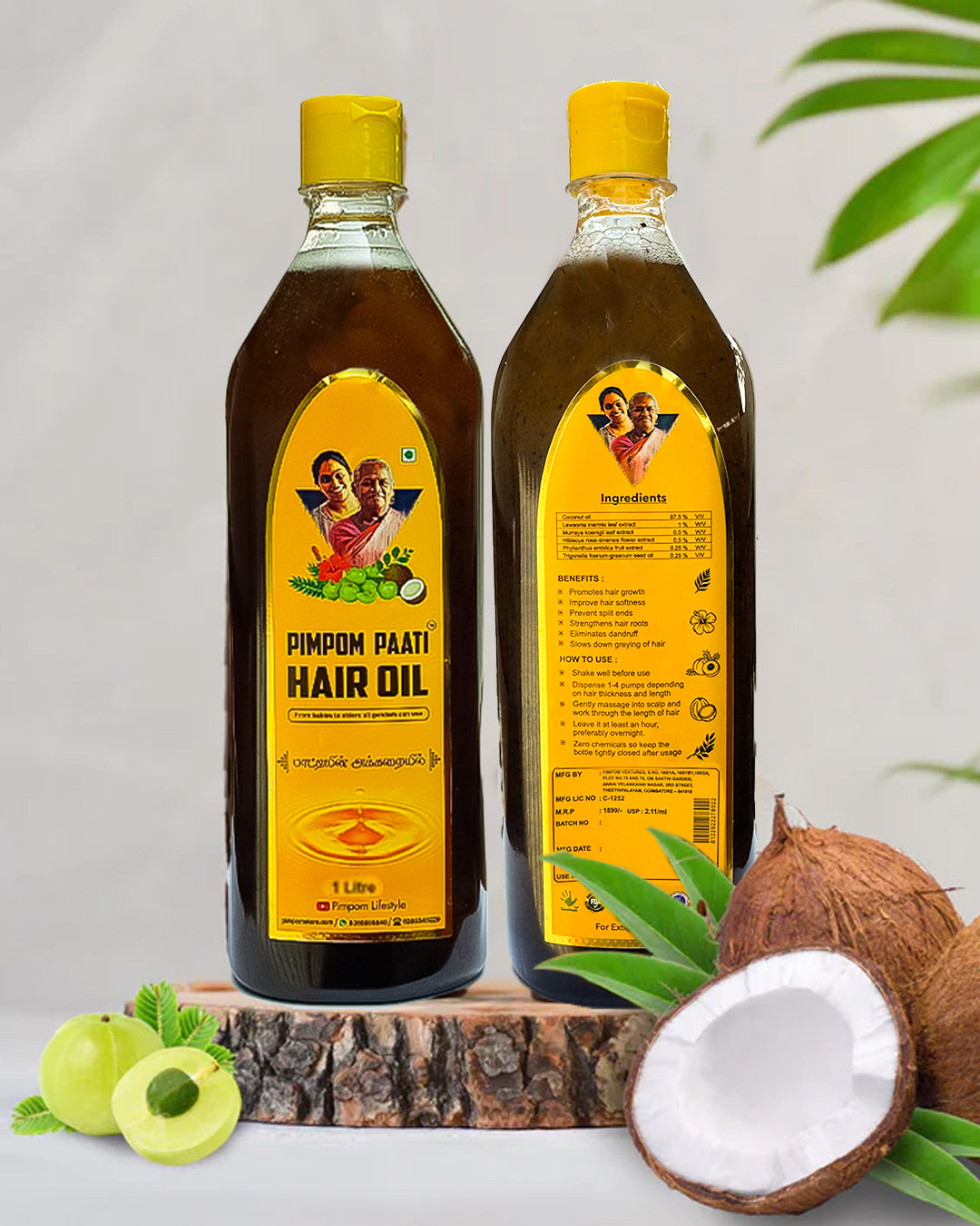 Special offer for 1000ml Paati hair oil (Only 50 stock left)